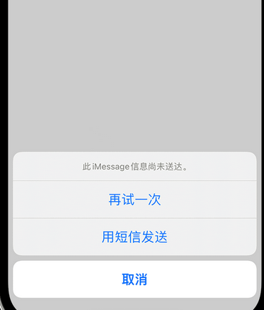 浪卡子apple维修iPhone上无法正常发送iMessage信息