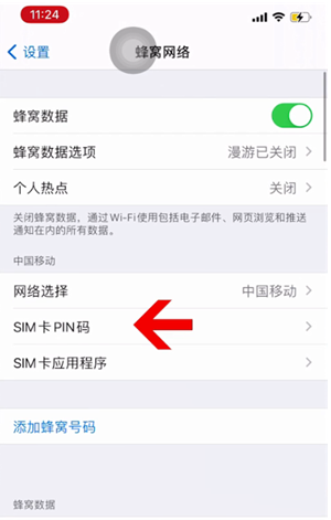 浪卡子苹果14维修网分享如何给iPhone14的SIM卡设置密码 