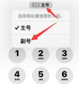 浪卡子苹果14维修店分享iPhone 14 Pro Max使用副卡打电话的方法 