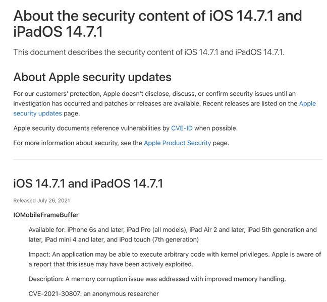 浪卡子苹果手机维修分享iOS 14.7.1 正式版更新内容及升级方法 